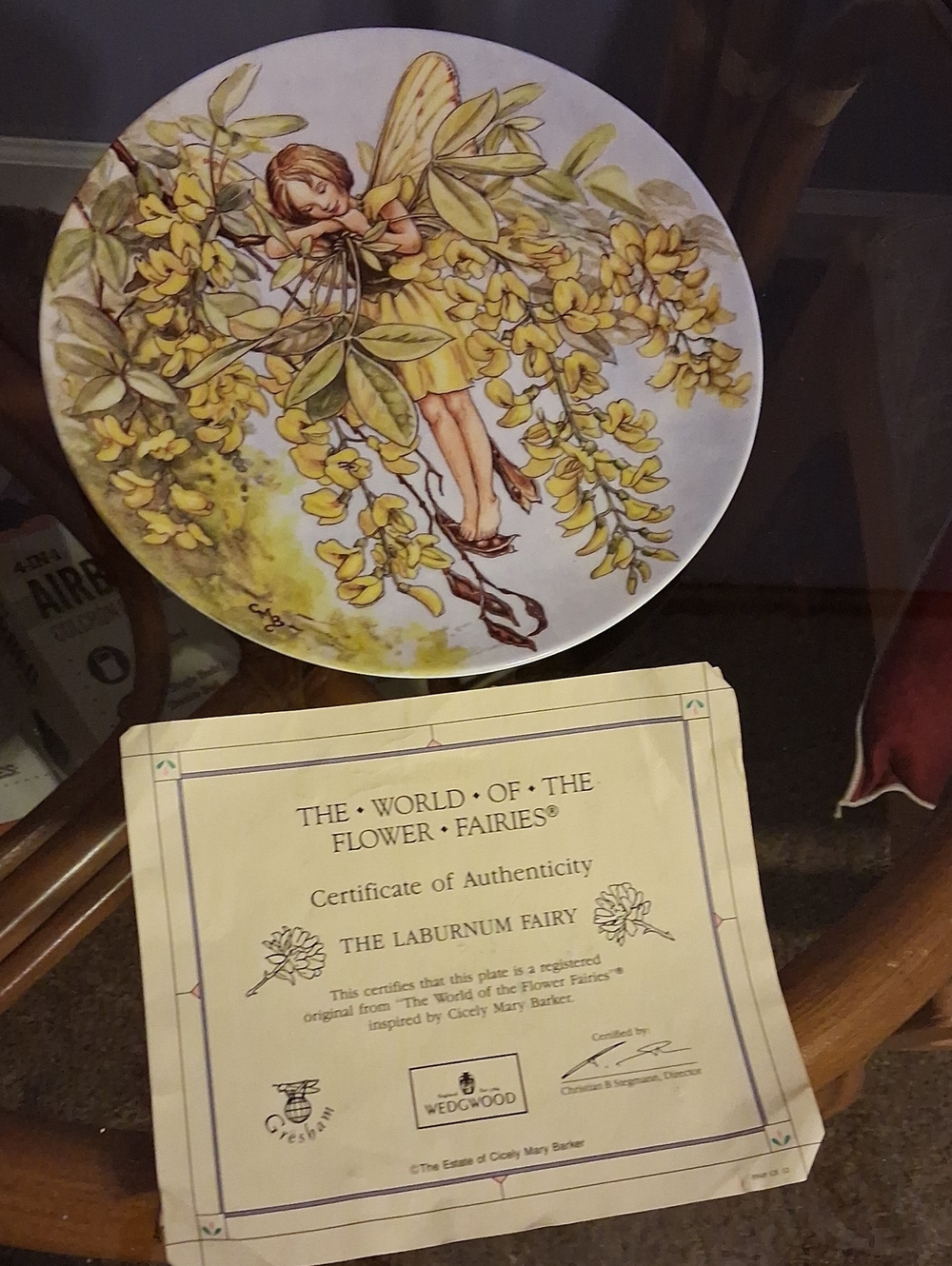 Wedgwood Certificate with Cream and Black Accents